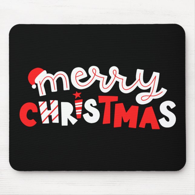 Tapis De Souris Joyeux Noël (Devant)