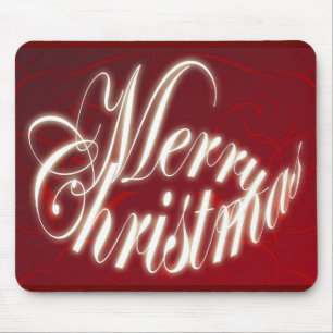 Tapis De Souris Joyeux Noël à Red Mousepad