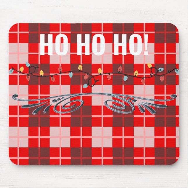 Tapis De Souris Joyeux Noël Mousepad (Devant)