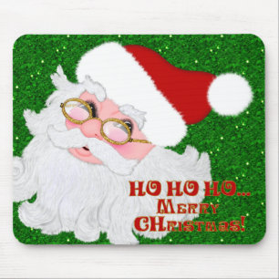 Tapis De Souris Joyeux Noël Père Noël Face-Computer Mouse pad