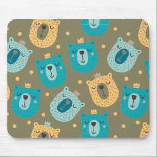 Tapis De Souris Joyeux Ours Kings