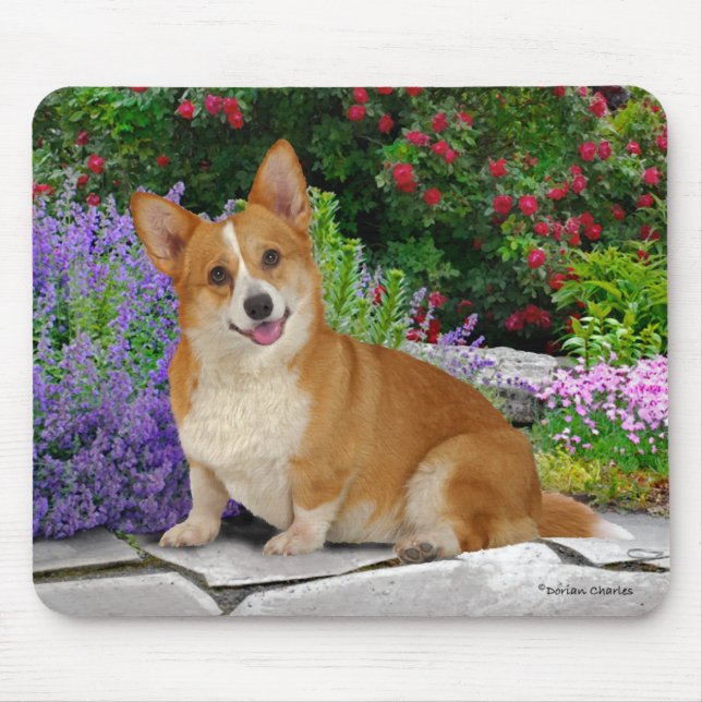 Tapis De Souris "Joyeux petit Corgi" (Devant)