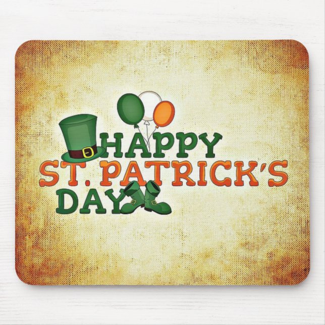 Tapis De Souris Joyeux Saint Patrick (Devant)