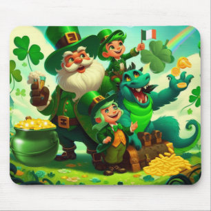 Tapis De Souris Joyeux Saint Patrick's Day coloré