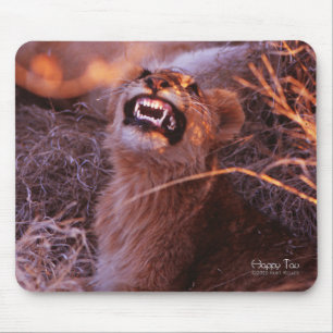 Tapis De Souris Joyeux Tau, Lion Cub souriant