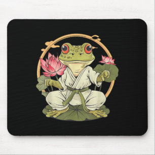 Tapis De Souris Judo Grenouille Taekwondo Jiu-Jitsu Karaté Crapaud