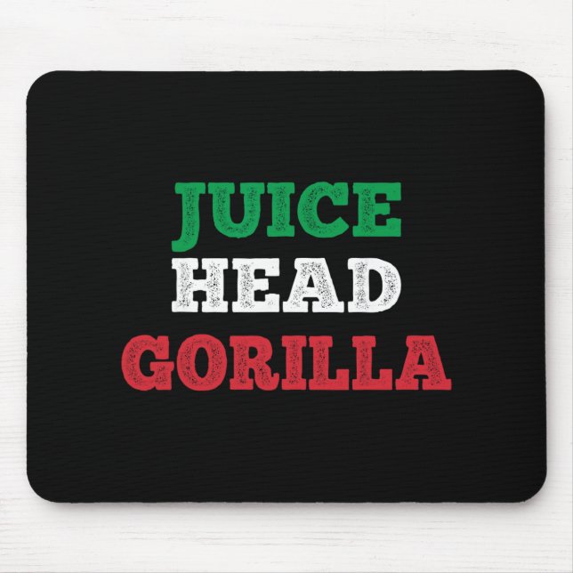 Tapis De Souris Juicehead Gorilla New Jersey Garden Nj Shore Itali (Devant)