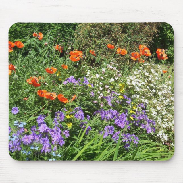 Tapis De Souris Juin Jardin Mousepad (Devant)