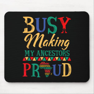 Tapis De Souris Juineteenth Mois de l'histoire des Noirs rendant m