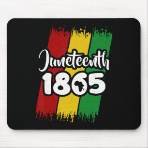 Tapis De Souris Juneteenth 1865 Histoire des Noirs Libération Afro