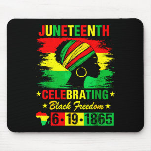 Tapis De Souris Juneteenth 19 juin 1865 afro-américain