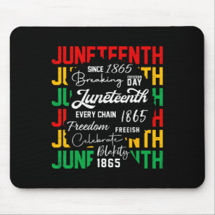 Tapis De Souris Juneteenth femmes noires Mois de l'histoire des No