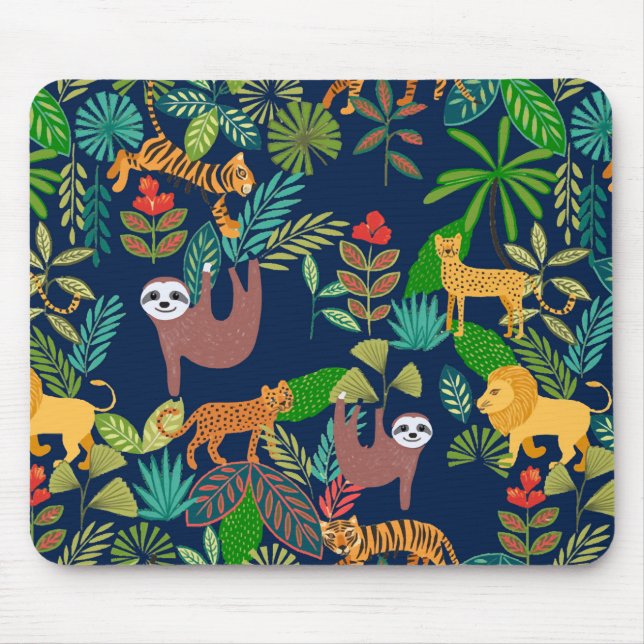 Tapis De Souris Jungle botanique (Devant)