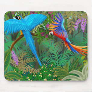 Tapis De Souris Jungle Mousepad d'ara
