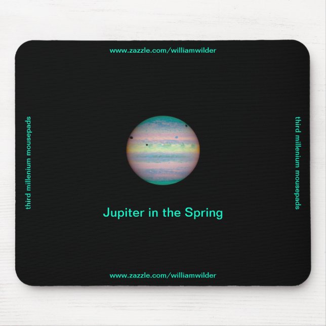 Tapis De Souris Jupiter au printemps Mousepad (Devant)