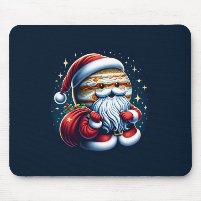 Tapis De Souris Jupiter Jolly Old St. Nick Santa Claus Astrologie (Devant)