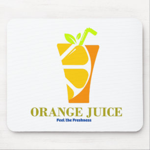 Tapis De Souris jus d'orange