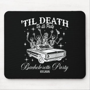 Tapis De Souris Jusqu'à ce que la mort nous sépare Fête rétro Hall