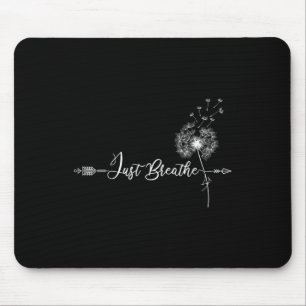 Tapis De Souris Juste Dandelion Tatouage Flèche Respirer Dandelion