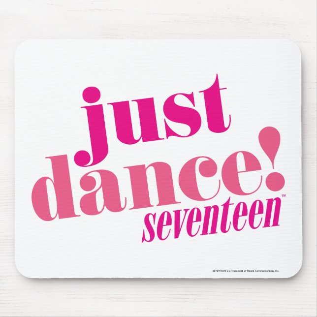 Tapis De Souris Juste danse - rose (Devant)