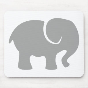 Tapis De Souris Juste un éléphant gris