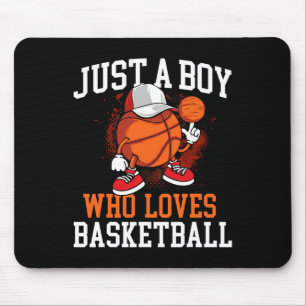 Tapis De Souris Juste Un Garçon Qui Aime Le Basketball - Plongeurs