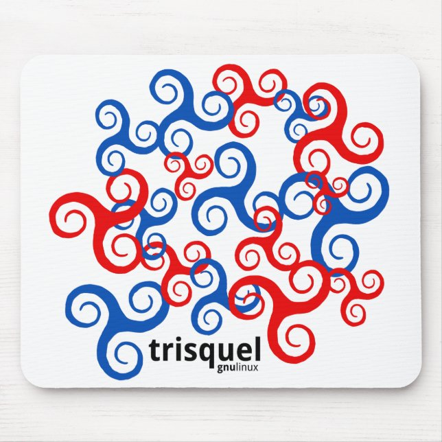 Tapis De Souris Juste-un-Groupe-De-Trisquels mousepad (Devant)