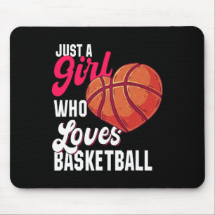 Tapis De Souris Juste une fille qui aime Bysketbyll Girl Girls B