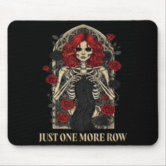 Tapis De Souris Juste une ligne de plus Crochet squelette Crochet