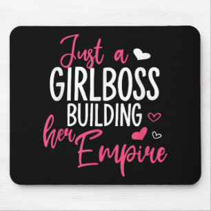 Tapis De Souris Juste une patronne qui construit son empire femmes