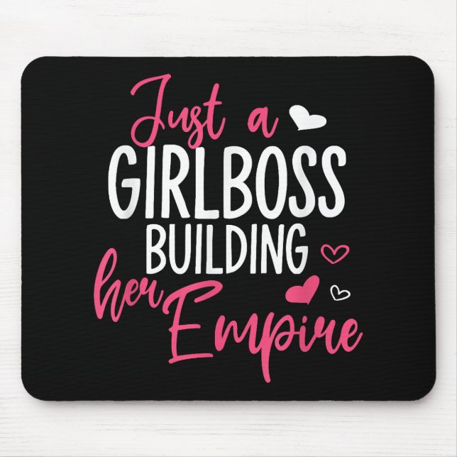 Tapis De Souris Juste une patronne qui construit son empire femmes (Devant)