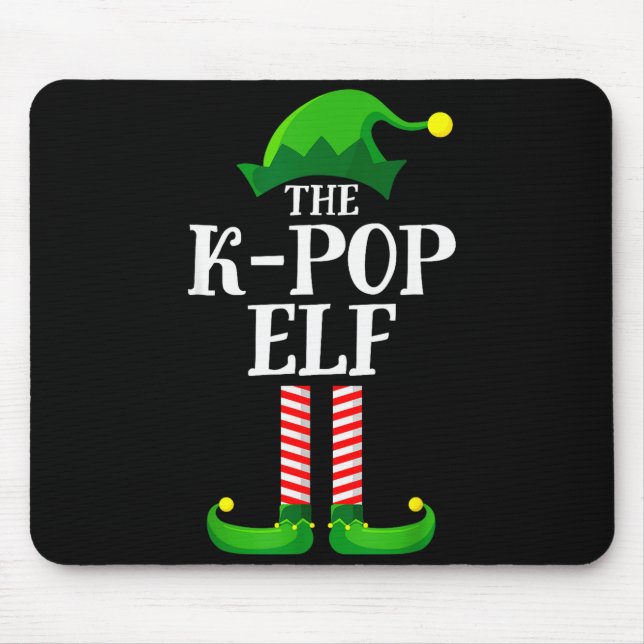 Tapis De Souris K-p Elf Matching Family Group Christmas Party Pyja (Devant)