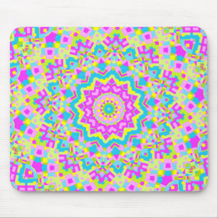 Tapis De Souris Kaleidoscope coloré 04