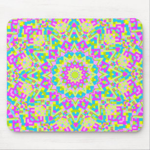 Tapis De Souris Kaleidoscope coloré 07