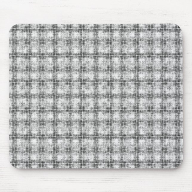 Tapis De Souris Kaléidoscope gris (Devant)