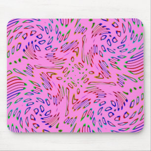 Tapis De Souris Kaleidoscope rose