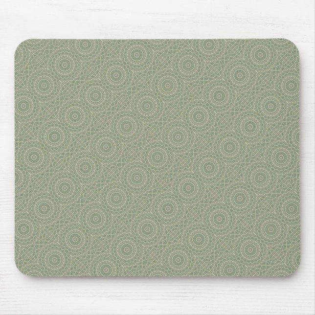 Tapis De Souris Kaléidoscope vert (Devant)