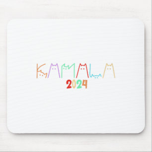 Tapis De Souris Kamala Harris Chat Letter Drôle Chat Drôle Drôle D