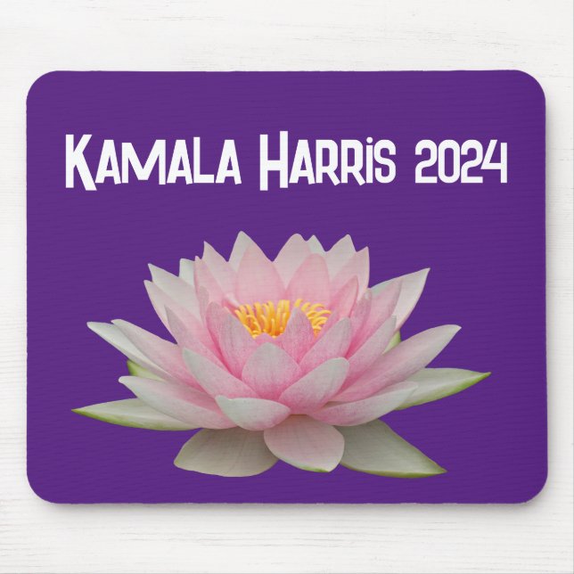 Tapis De Souris Kamala Harris Lotus 2024 (Devant)
