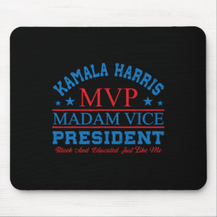Tapis De Souris Kamala Harris Mvp Madame La Vice-Présidente Black 