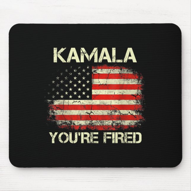 Tapis De Souris Kamala You're Fired Funny Anti Kamala Harris Elect (Devant)