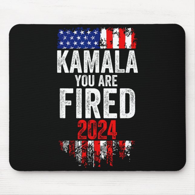 Tapis De Souris Kamala You're Fired Funny Anti Kamala Harris Elect (Devant)