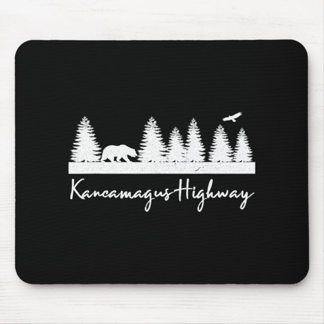 Tapis De Souris Kancamagus Highway New Hampshire Rustic Bear Wildl (Devant)