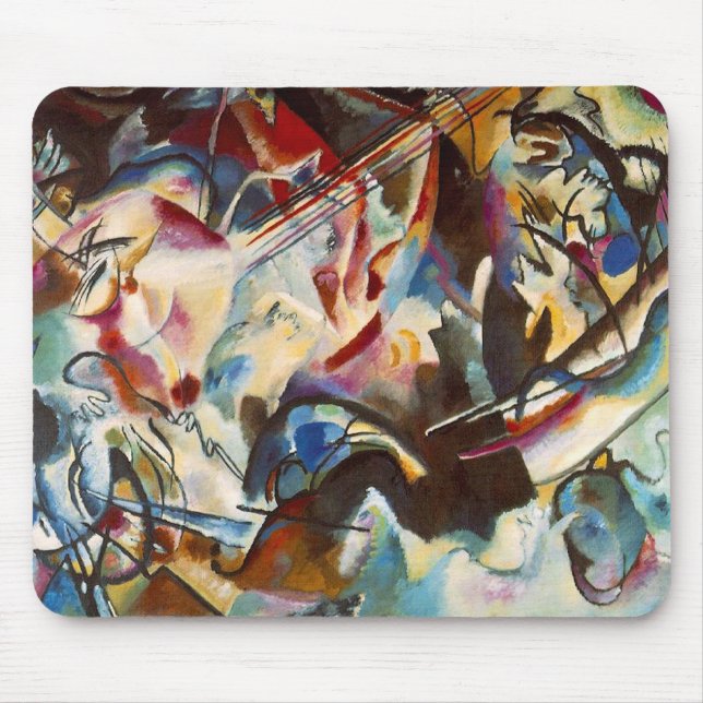 Tapis De Souris Kandinsky Composition VI Peinture Abstraite (Devant)