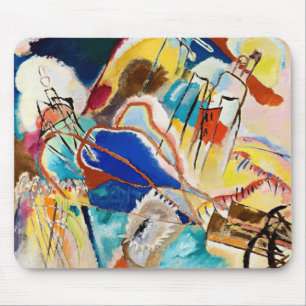 Tapis De Souris Kandinsky Moderne peinture Abstraite