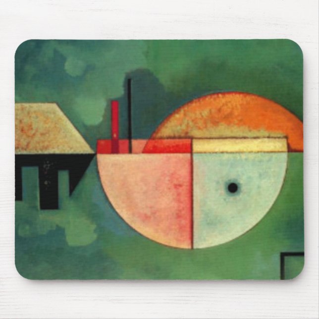 Tapis De Souris Kandinsky peinture Abstraite ascendante (Devant)