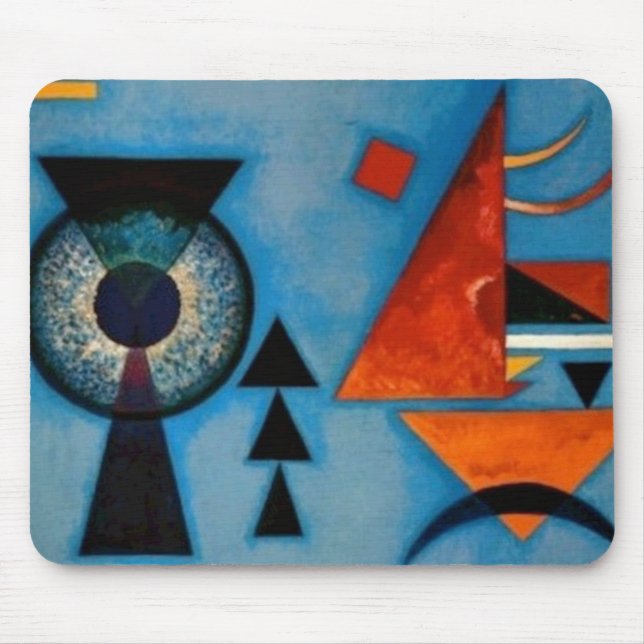 Tapis De Souris Kandinsky Soft Hard Abstrait (Devant)