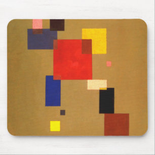 Tapis De Souris Kandinsky Treize Rectangles peinture Abstraite