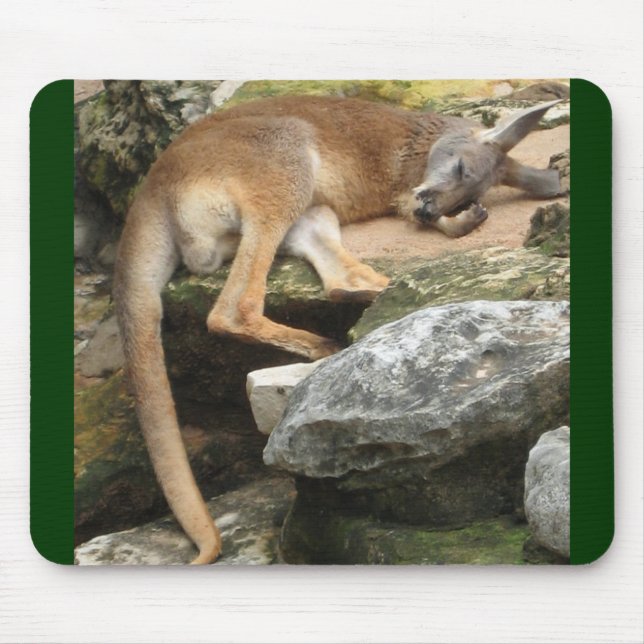 Tapis De Souris Kangourou somnolent (Devant)