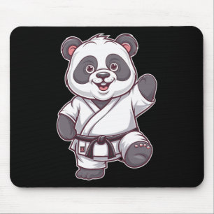 Tapis De Souris Karate Panda Martial Arts Panda Pour Les Fans Pand